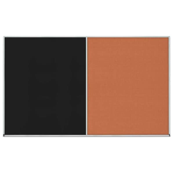 Enclosed Corkboard, 1 Door, 24"x36", 4" Fra